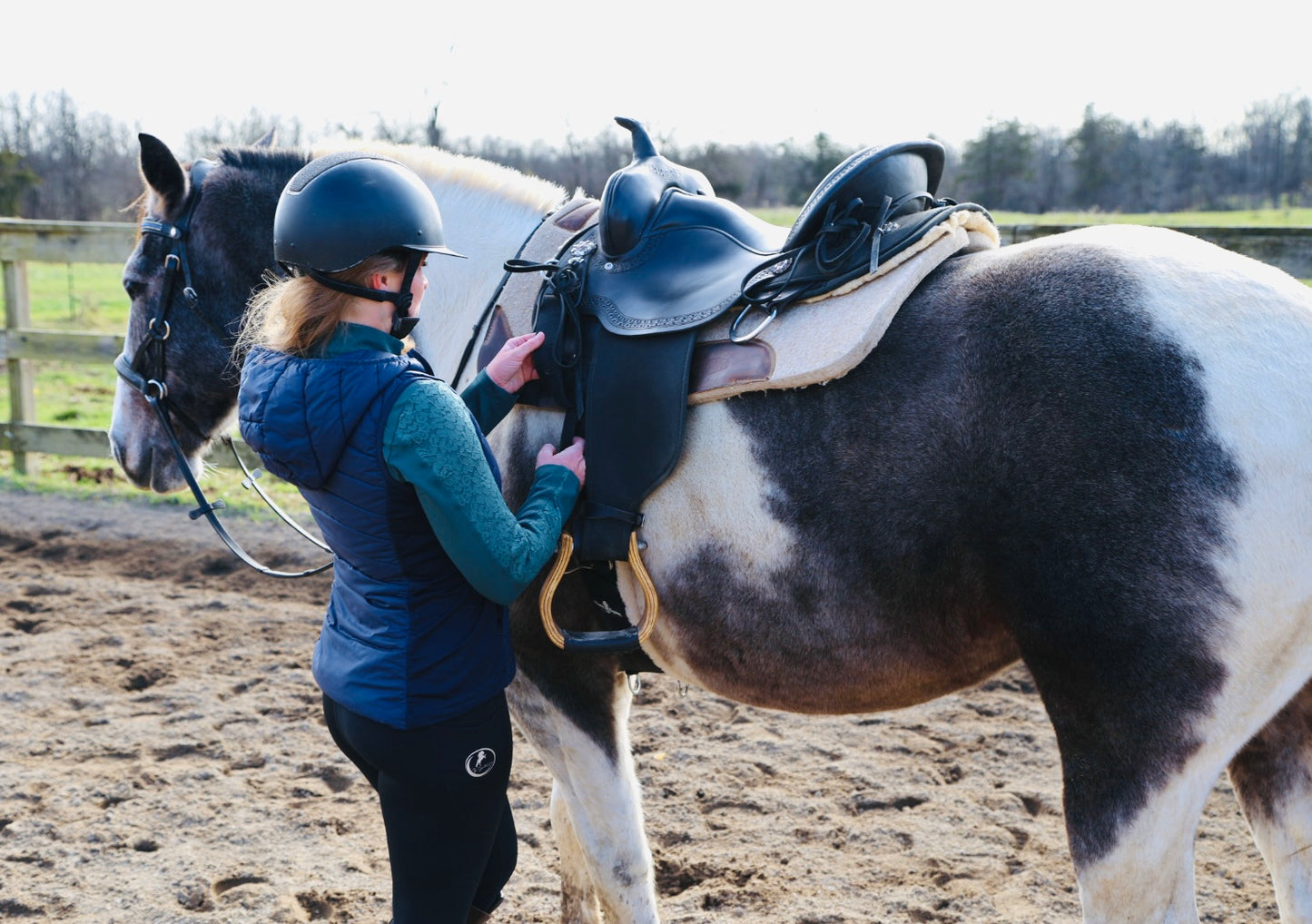 Fleece Barn Bum -Hybrid Leggings
