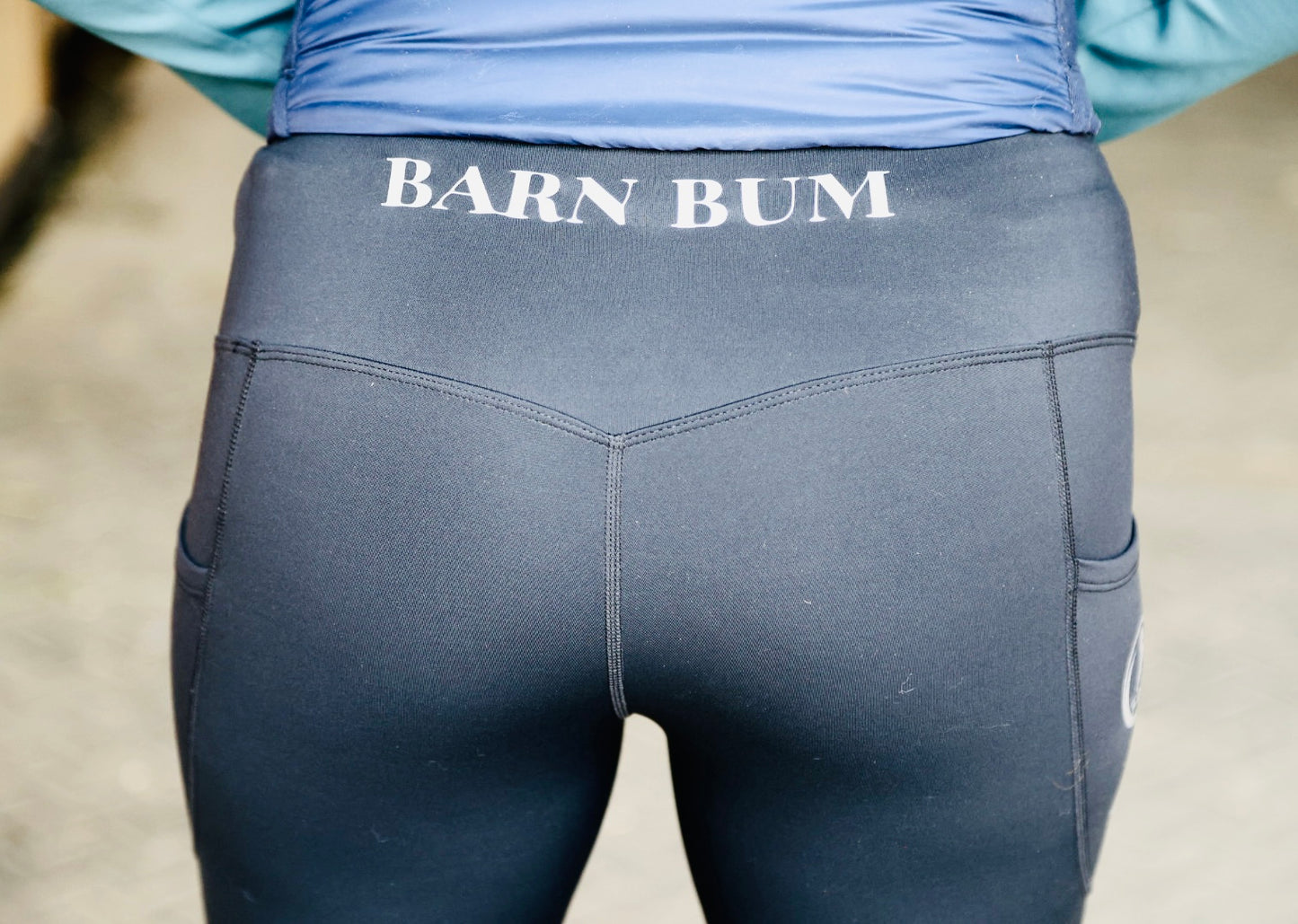 Fleece Barn Bum -Hybrid Leggings