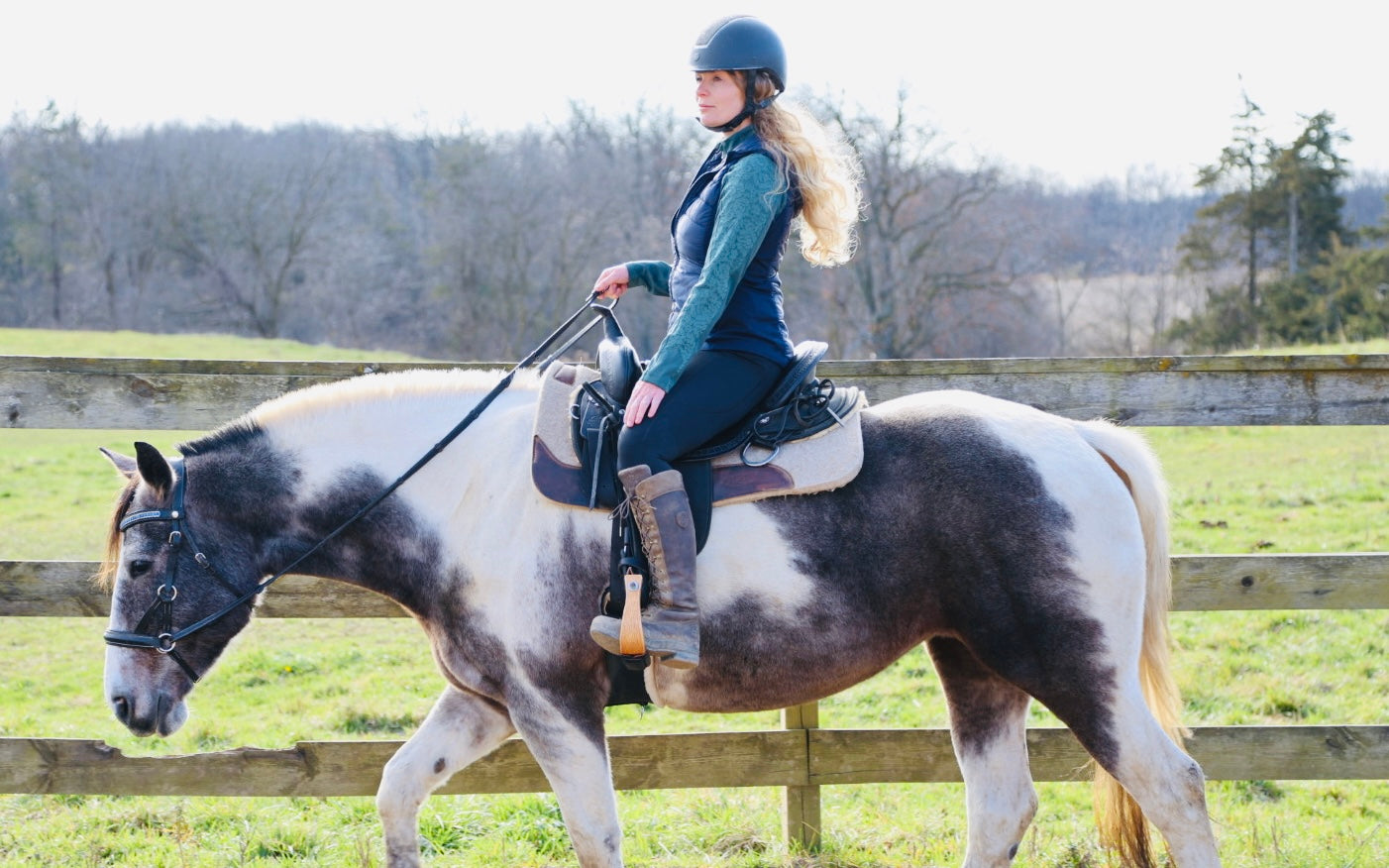 Fleece Barn Bum -Hybrid Leggings