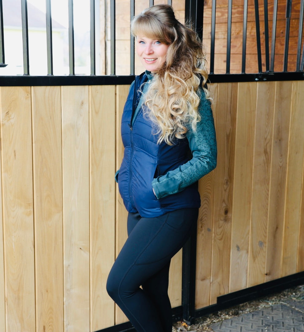 Fleece Barn Bum -Hybrid Leggings