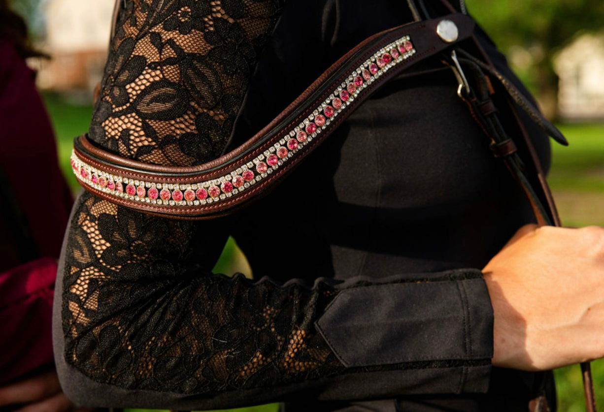 Black Daisy Lace-Luxury Riding Top