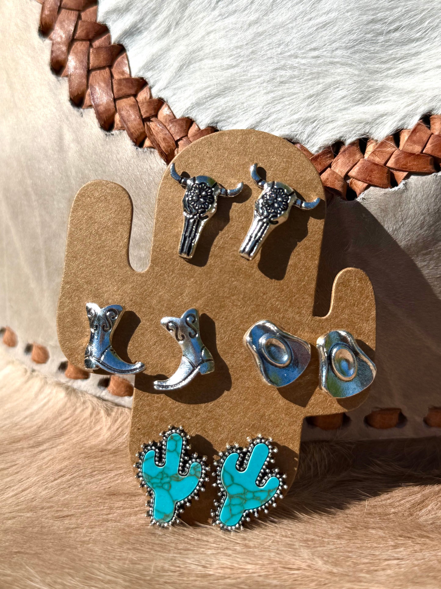 Cactus Cowgirl-Earring Set