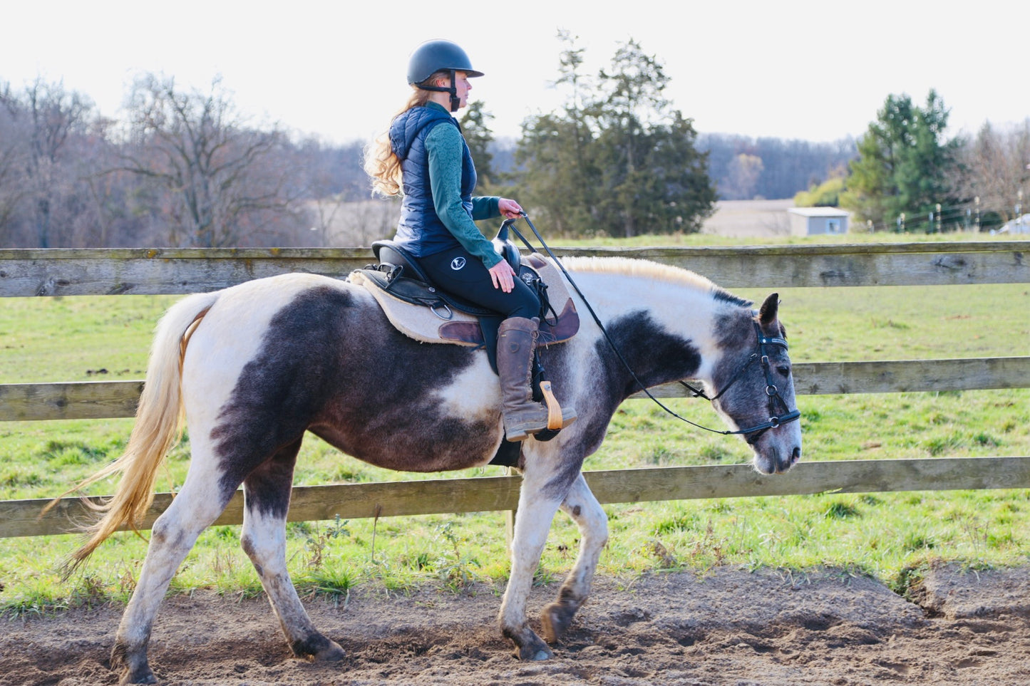 Fleece Barn Bum -Hybrid Leggings