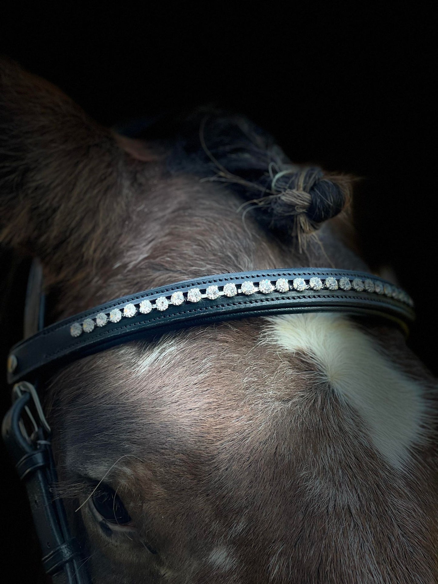 Whimsical White Snap-Out Browband