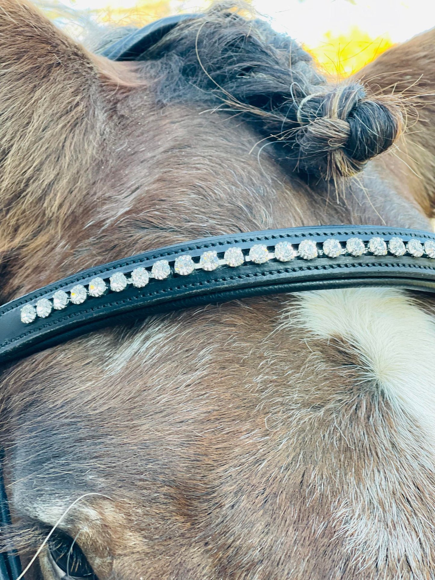 Whimsical White Snap-Out Browband