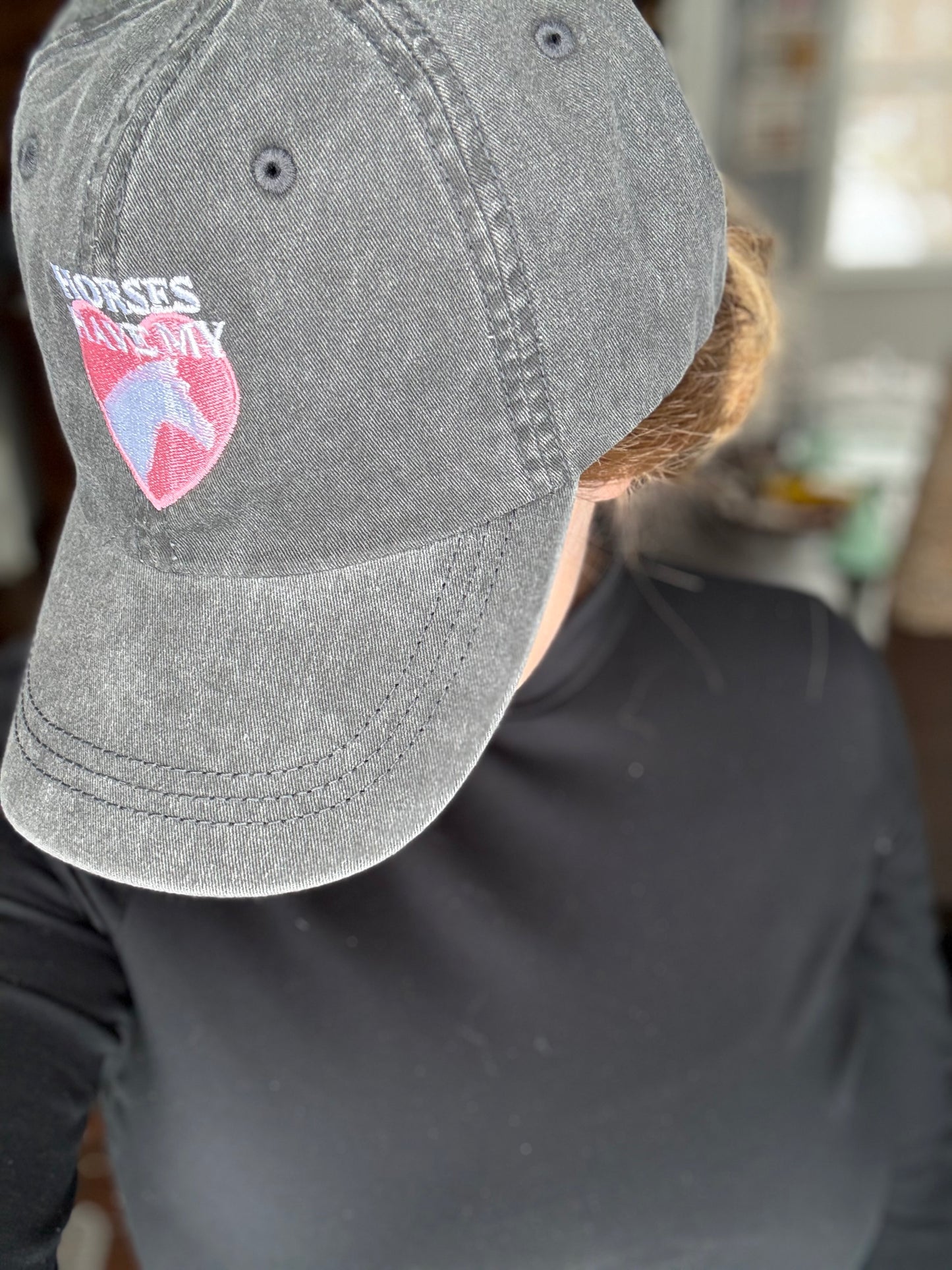 Horses Have My Heart-Denim Hat