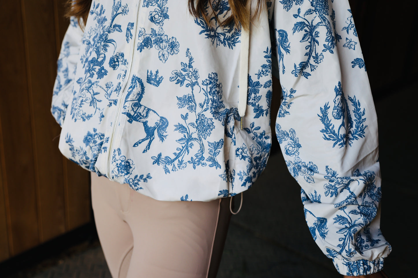 Blue Vintage Windbreaker
