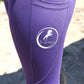 Violet Luxe-Riding Tights