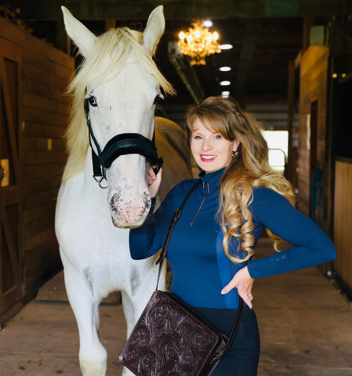 Free Spirit-Western Tooled Designer Bag