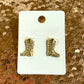 Rhinestone Cowgirl Boot-Stud Earrings