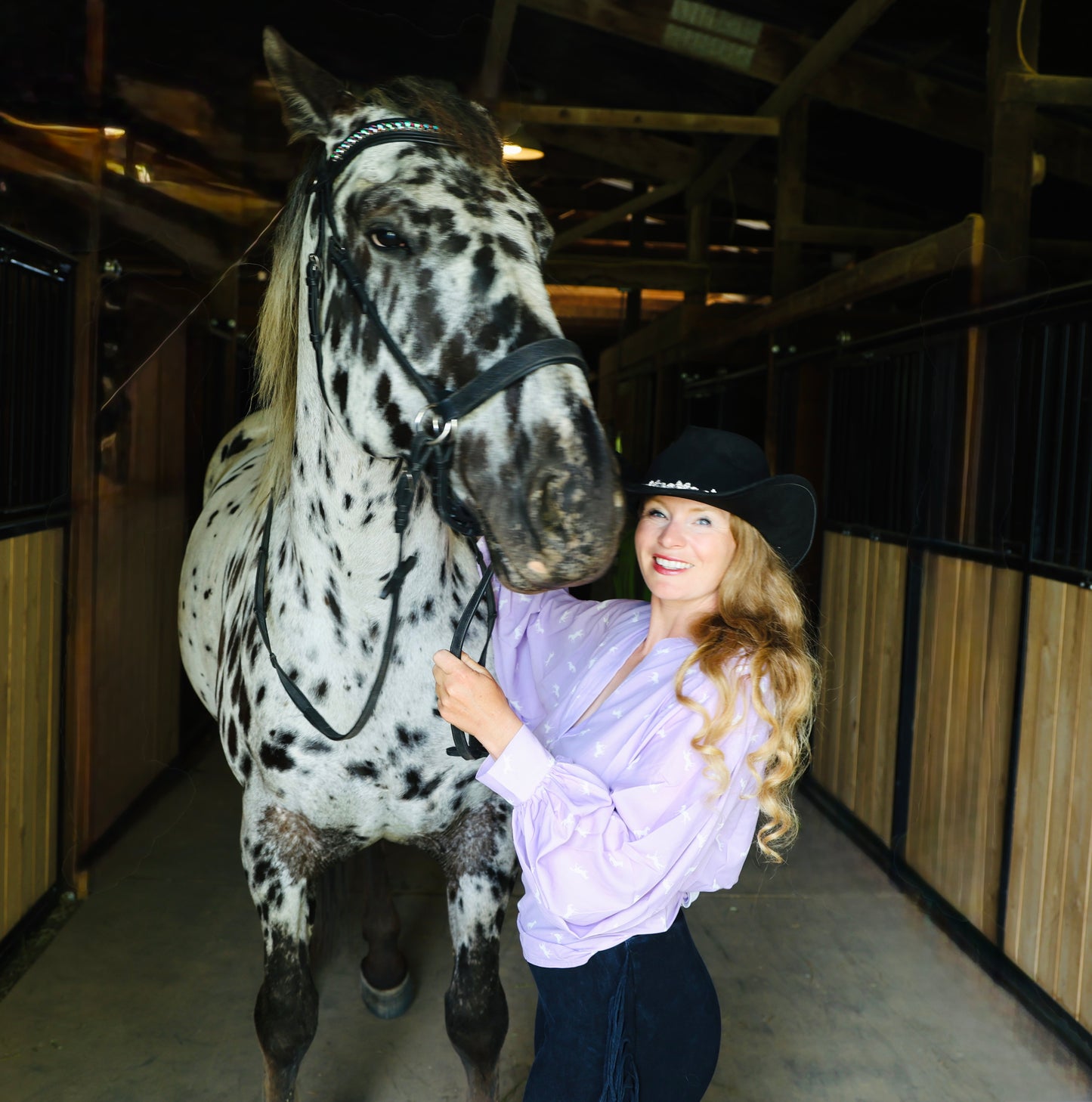 Purple Pony Posh Blouse