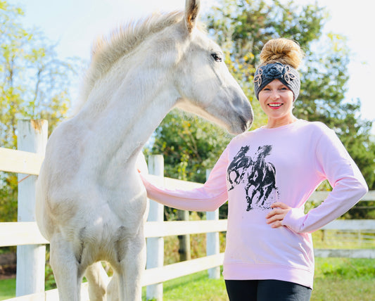Fillies Flyin’ Pink Sweatshirt