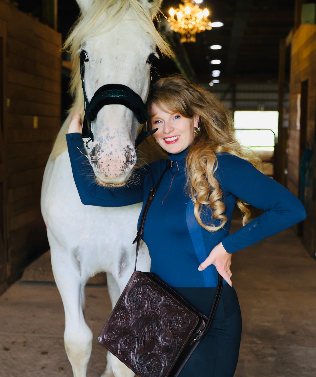 Free Spirit-Western Tooled Designer Bag