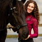 Burgundy Daisy Lace-Luxury Riding Top