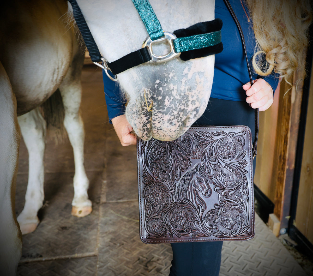 Free Spirit-Western Tooled Designer Bag