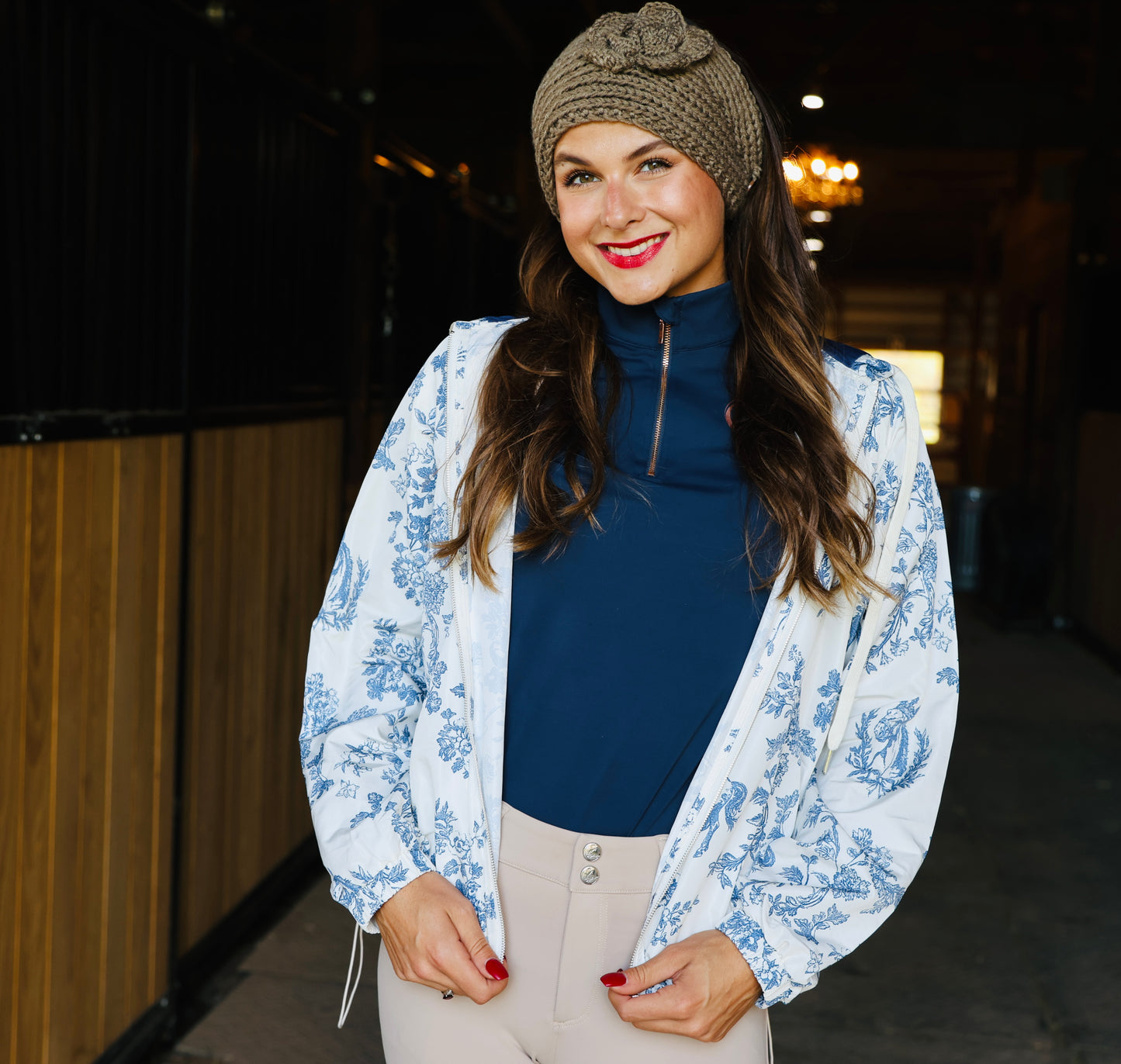 Blue Vintage Windbreaker