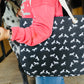 Navy Horse-Tote Bag