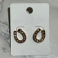 Horseshoe Sparkle Earrings