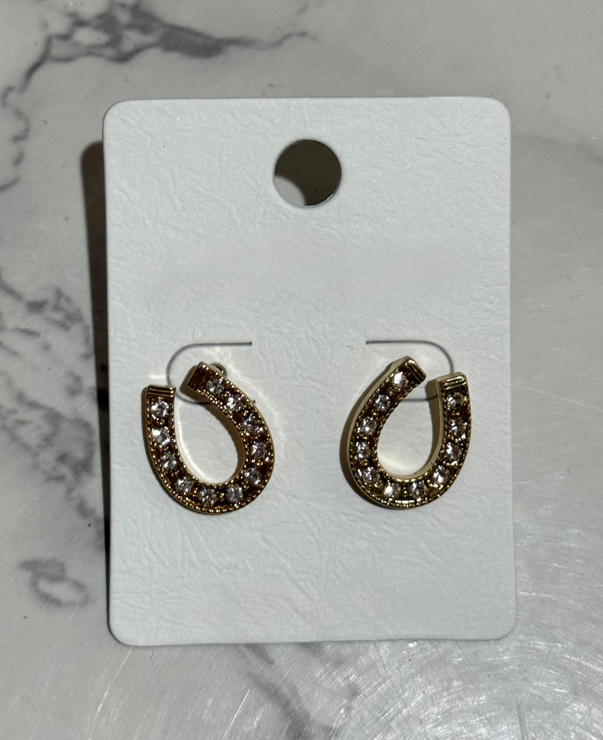 Horseshoe Sparkle Earrings