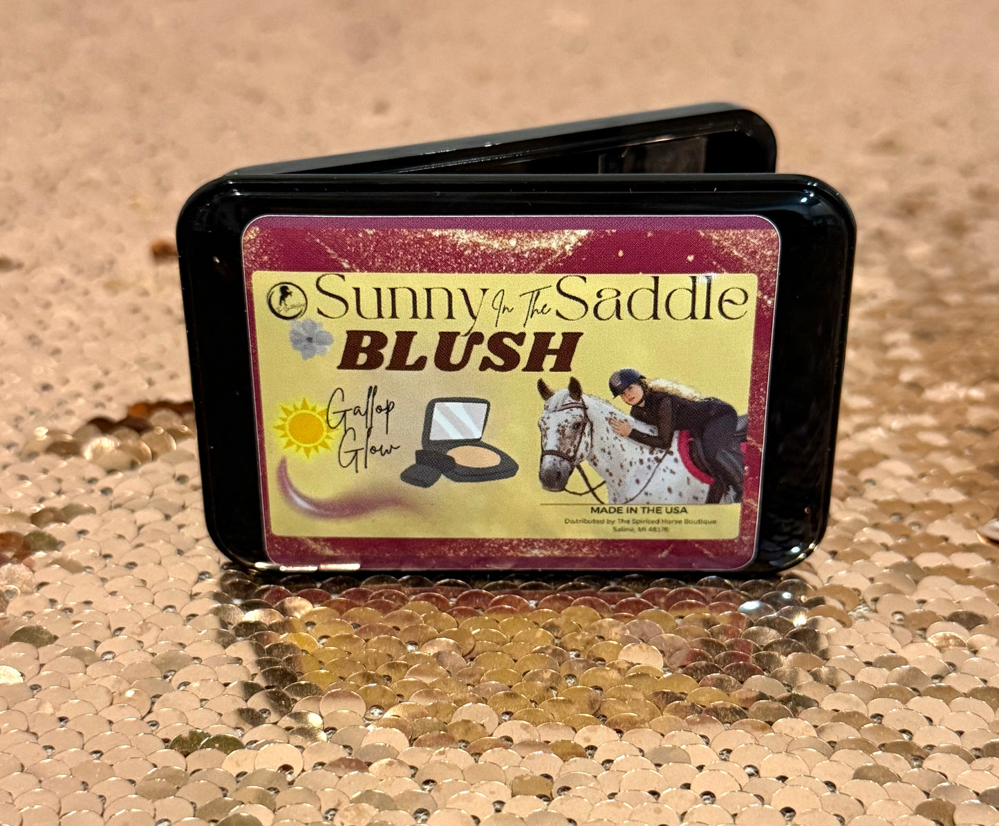 Sunny in the Saddle-Blush