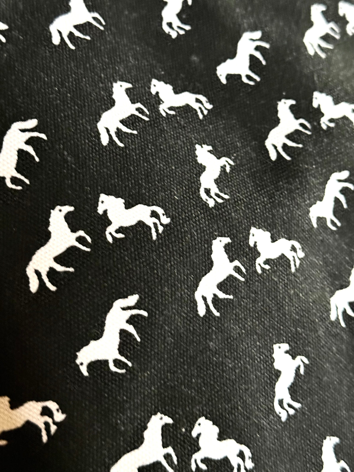 Navy Horse-Tote Bag