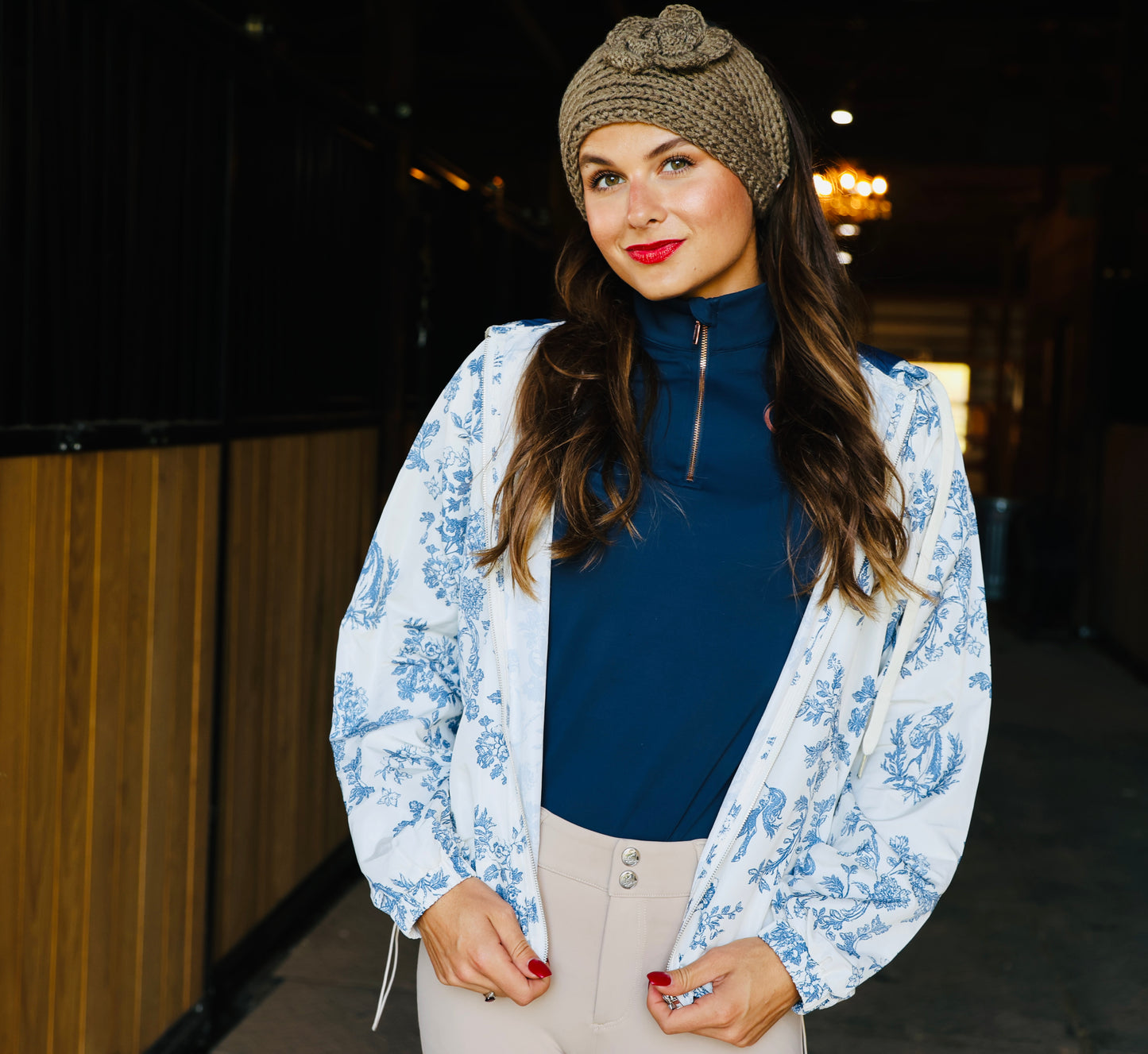 Blue Vintage Windbreaker