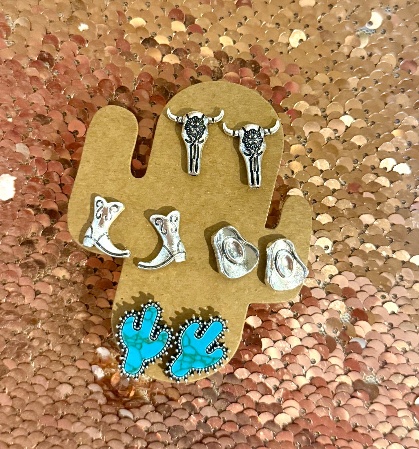 Cactus Cowgirl-Earring Set