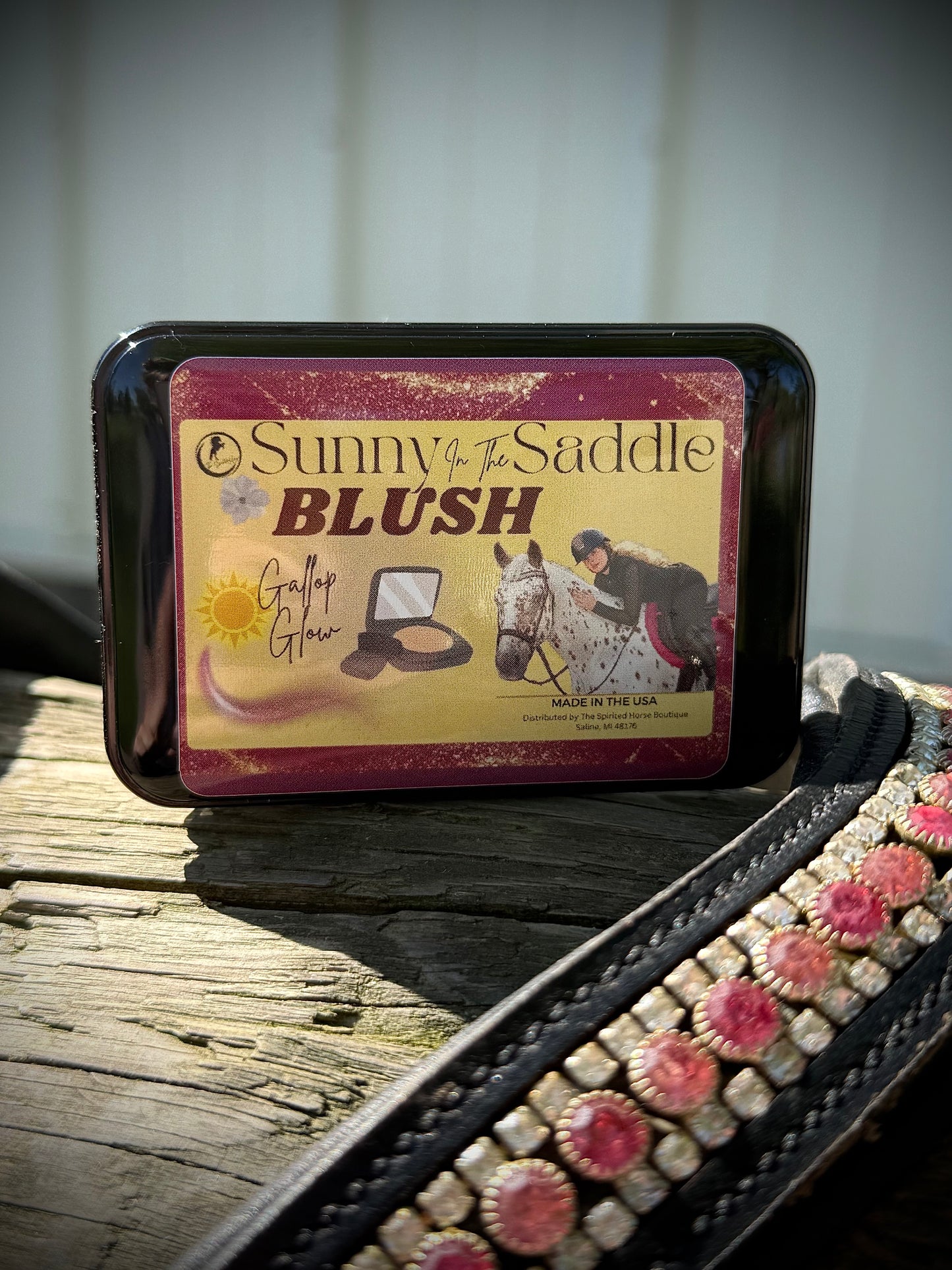 Sunny in the Saddle-Blush