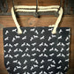 Navy Horse-Tote Bag
