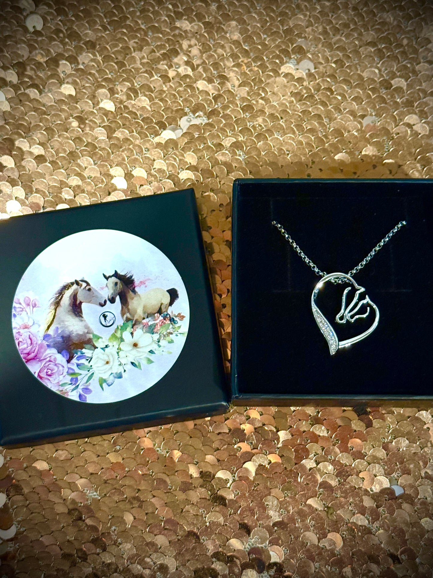 Forever In My Heart-Horse Necklace