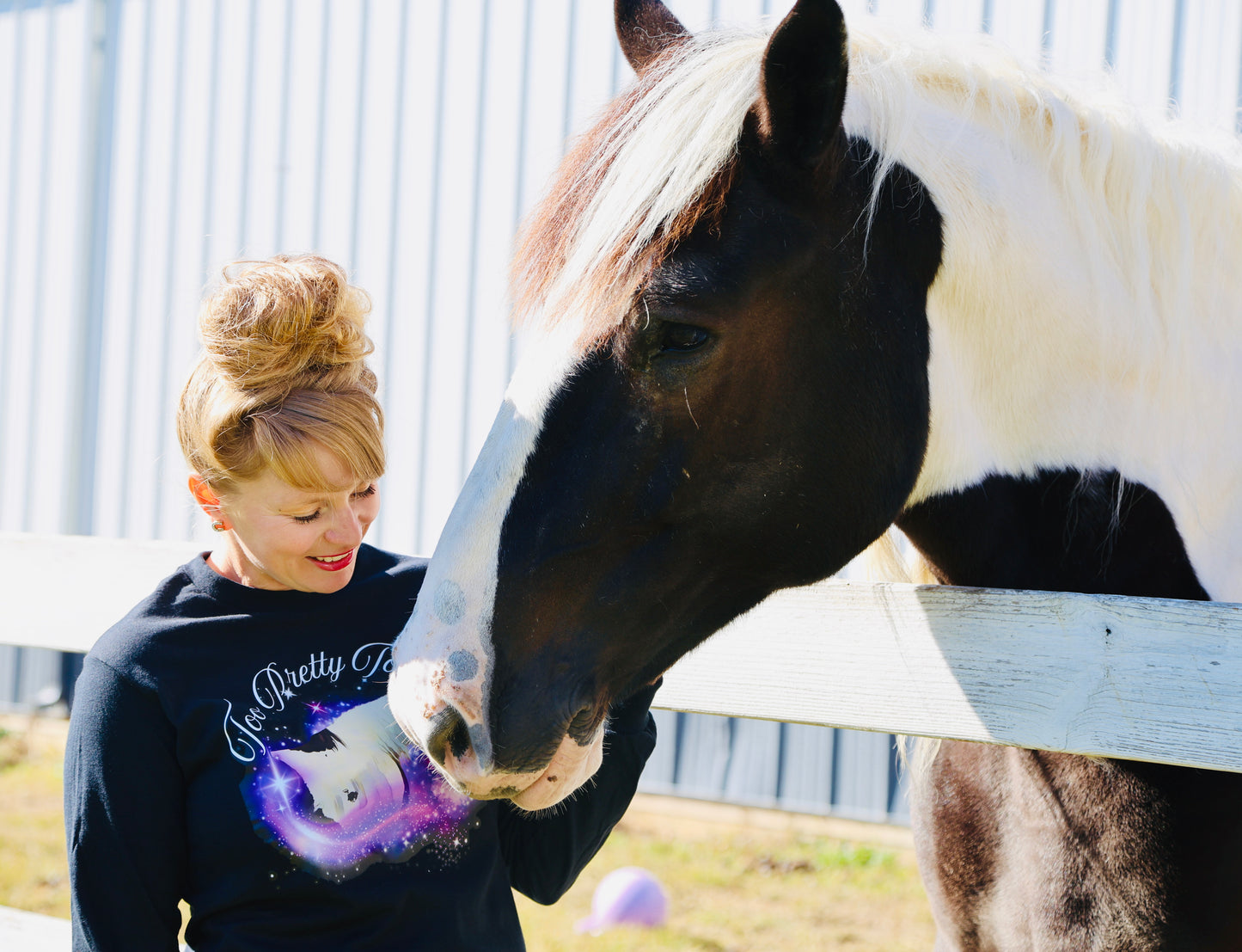 Too Pretty To Plow-Long Sleeve Shirt