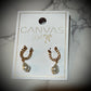 Pearl Horseshoe Earrings