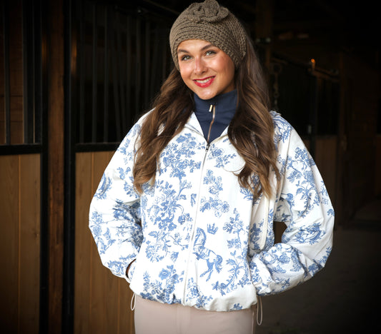 Blue Vintage Windbreaker