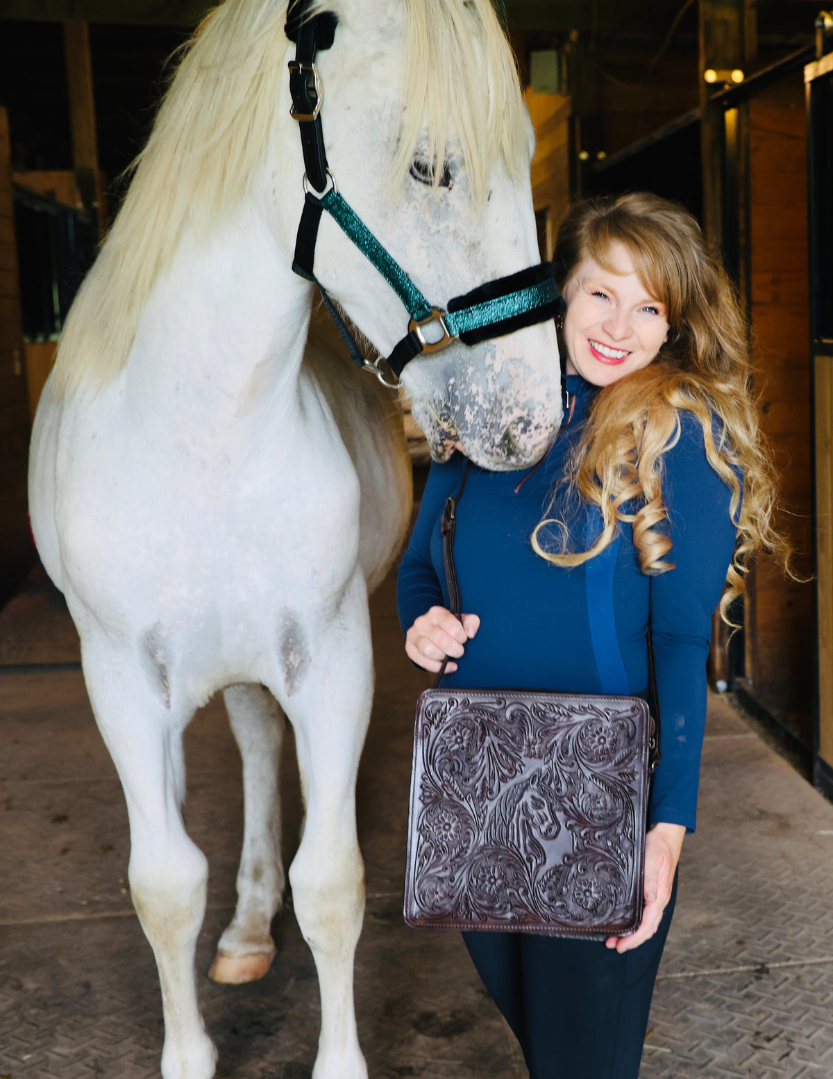 Free Spirit-Western Tooled Designer Bag
