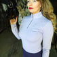 Lilac Shimmer-Hybrid Top