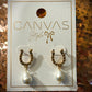 Pearl Horseshoe Earrings