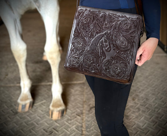 Free Spirit-Western Tooled Designer Bag