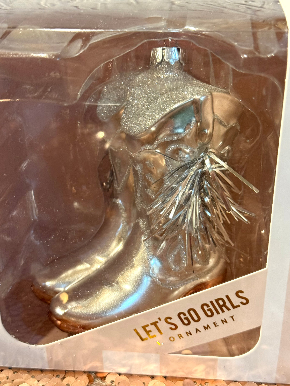 Glitter Boots-Ornament