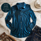 Teal Turnout Pearl Snap