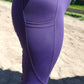 Violet Luxe-Riding Tights