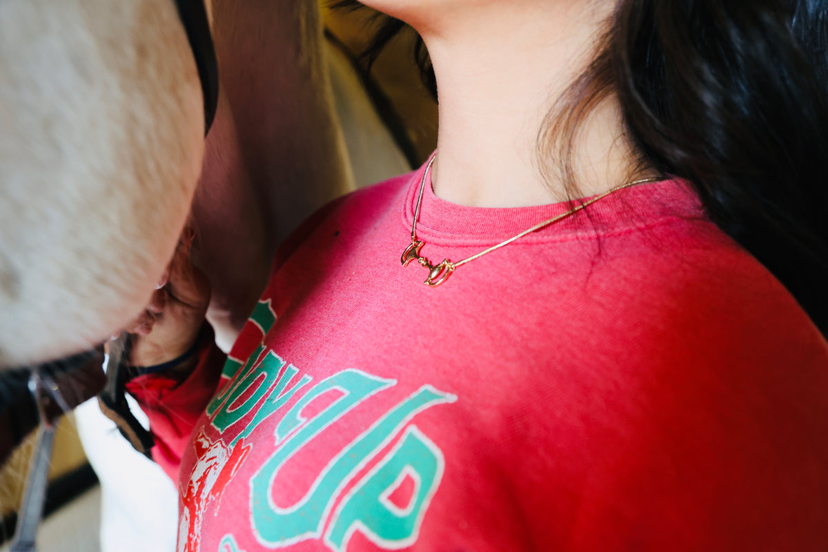 Snaffle of Gold Necklace