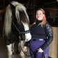 Violet Luxe-Riding Tights