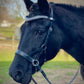Silver Deluxe Bitless Bridle