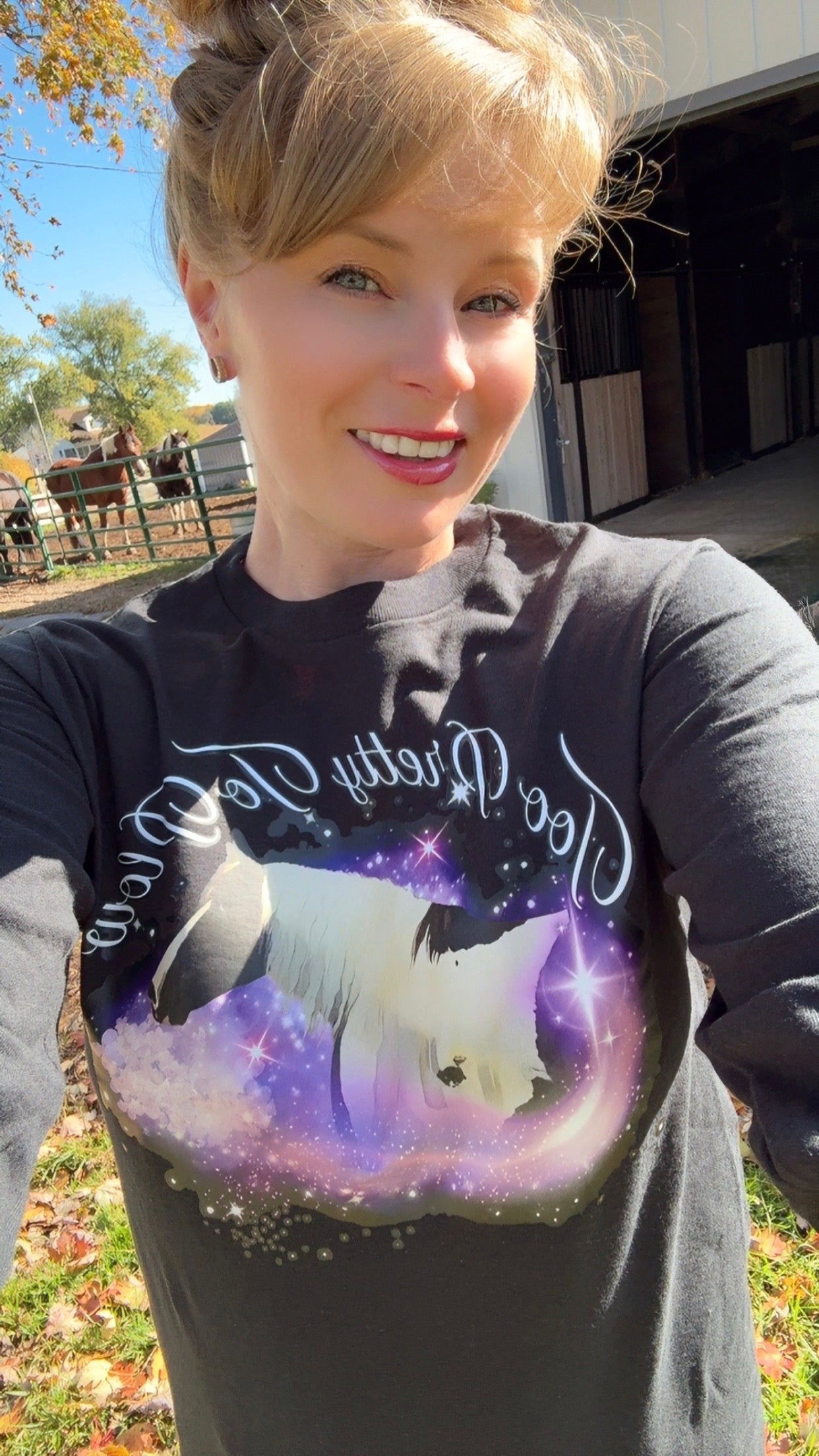 Too Pretty To Plow-Long Sleeve Shirt