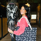 Navy Horse-Tote Bag