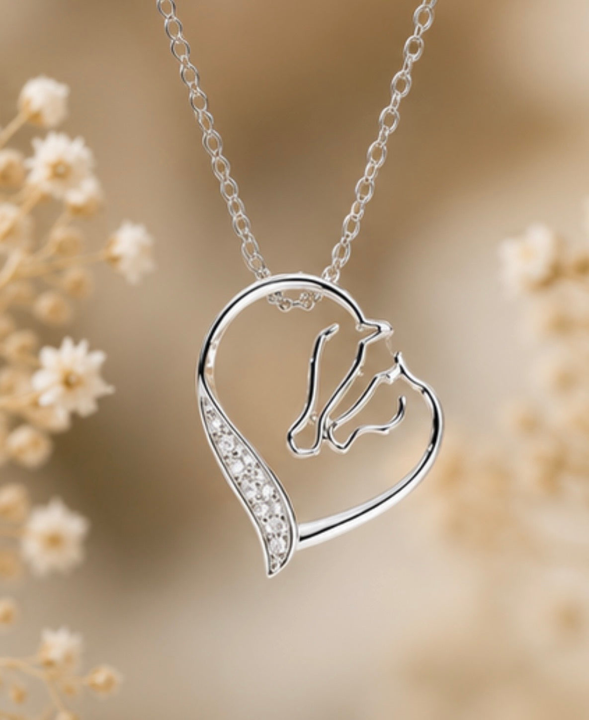 Forever In My Heart-Horse Necklace