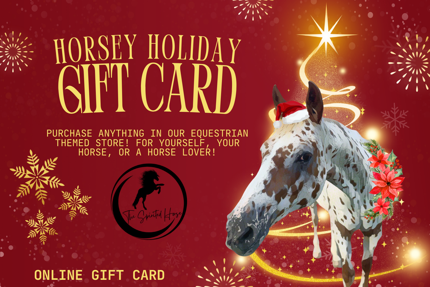 Horsey Holiday Gift Card