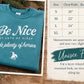 Be Nice Horse-Sweatshirt