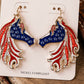 Patriotic Horse Earrings