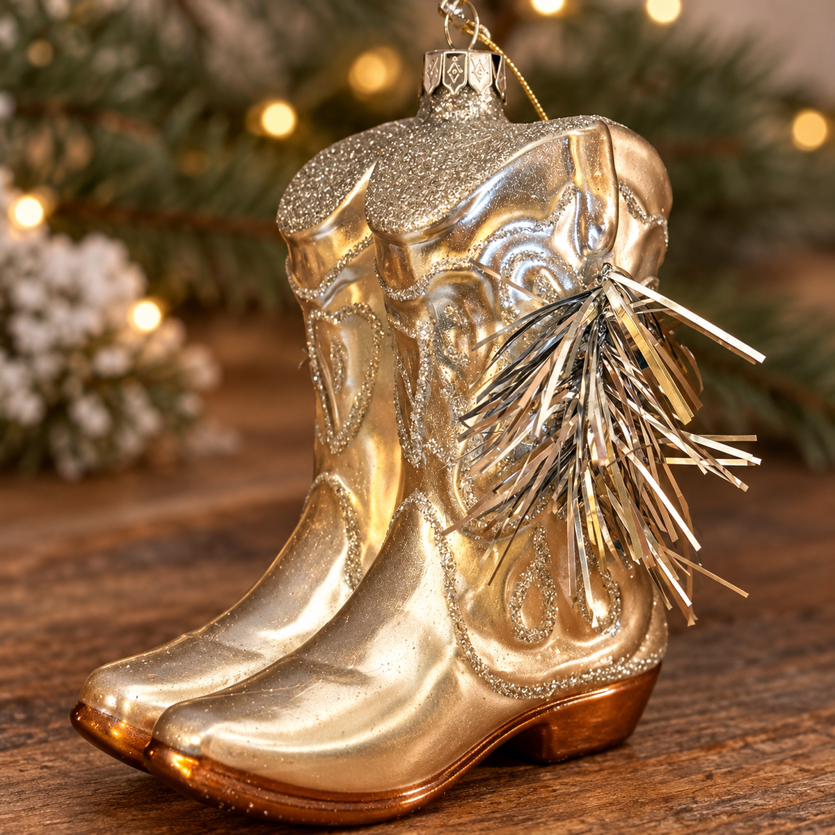 Glitter Boots-Ornament